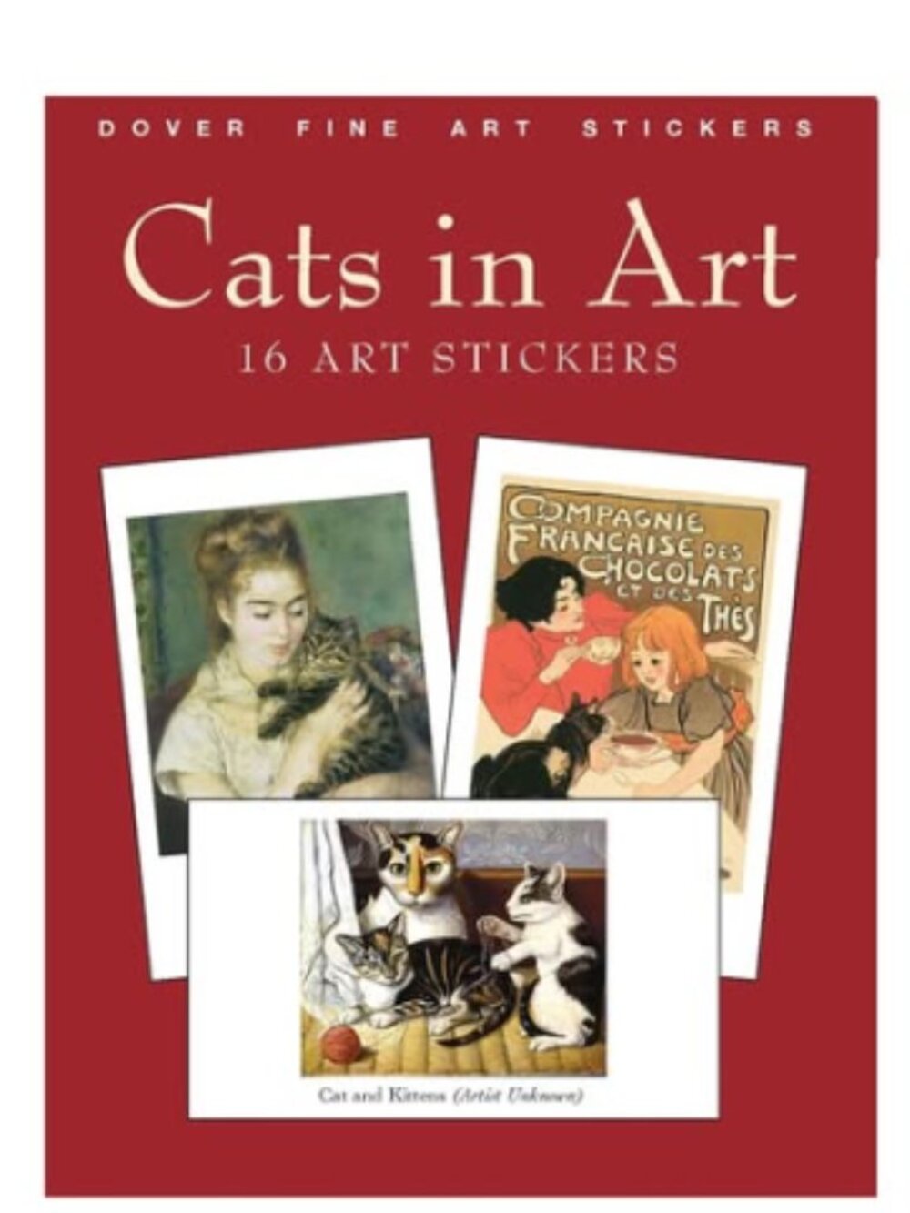 16 Cats in Art - Art Sticker Book